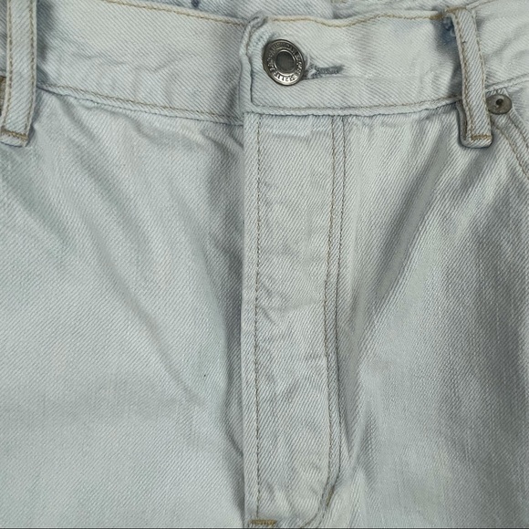 American Eagle Light Wash Cropped Wide Leg Jeans - Picture 5 of 13